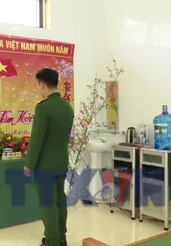 Những cán bộ, chiến sỹ trực Tết nơi miền núi