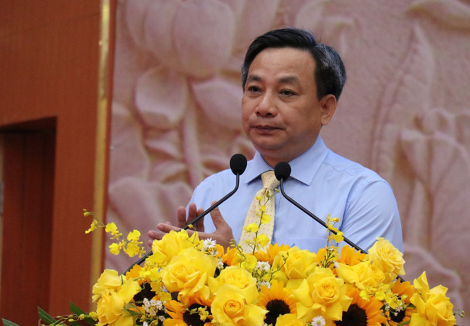 Ông Phan Toàn Thắng, Chánh Văn phòng Hội Nhà báo Việt Nam, Trưởng Ban tổ chức Giải Báo chí miền Đông Nam Bộ năm 2025 phát biểu tại lễ trao giải. Ảnh: Nhật Bình – TTXVN potal-ttxvn-dat-giai-b-giai-bao-chi-mien-dong-nam-bo-nam-2025-7940548.jpg