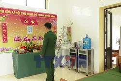 Những cán bộ, chiến sỹ trực Tết nơi miền núi