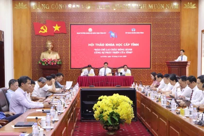 Báo chí đồng hành cùng sự phát triển của tỉnh Lai Châu
