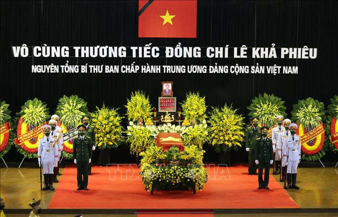 Lễ truy điệu và an táng nguyên Tổng Bí thư Lê Khả Phiêu