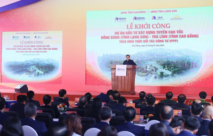 Thủ tướng Phạm Minh Chính: Các hạng mục trên cao tốc Đồng Đăng - Trà Lĩnh phải mang bản sắc văn hóa truyền thống
