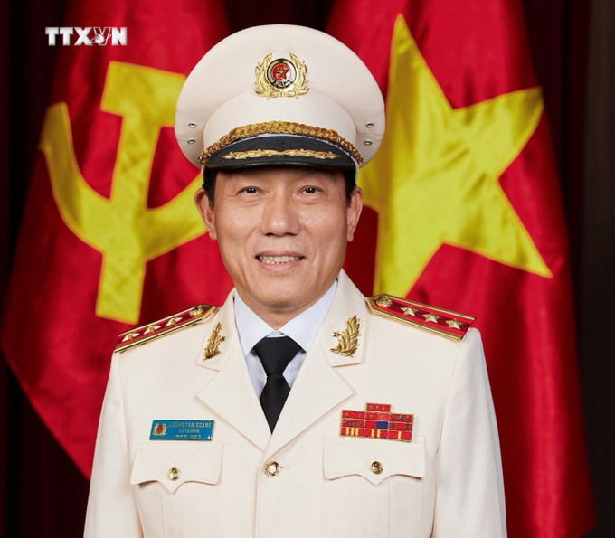 Thượng tướng Lương Tam Quang, Bí thư Đảng ủy Công an Trung ương, Uỷ viên Trung ương Đảng, Bộ trưởng Bộ Công an được bầu bổ sung làm Ủy viên Bộ Chính trị. Ảnh: TTXVN vna_potal_ban_chap_hanh_trung_uong_dang_khoa_xiii_hop_xem_xet_cho_y_kien_ve_cong_tac_can_bo_7541772.jpeg