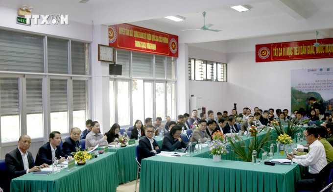 Quang cảnh hội nghị. Ảnh: Hải Yến - TTXVN vna_potal_tham_van_de_an_du_lich_sinh_thai_vuon_quoc_gia_cuc_phuong_giai_doan_2023_-_2030_7282251.jpg