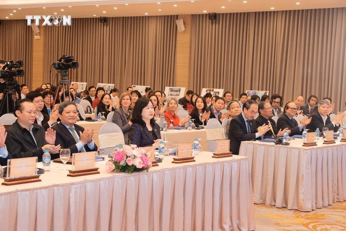 Đại biểu tham dự Lễ kỷ niệm. Ảnh: Minh Quyết - TTXVN vna_potal_le_ky_niem_ngay_the_gioi_phong_chong_lao_nam_2024_7283497.jpeg
