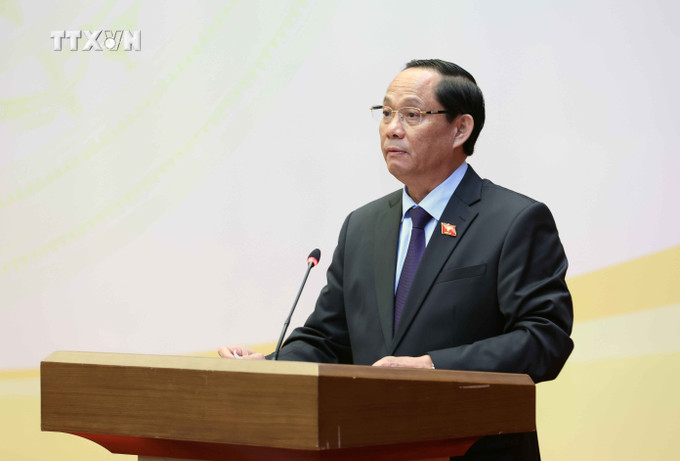 Phó Chủ tịch Quốc hội Trần Quang Phương phát biểu khai mạc. Ảnh: An Đăng-TTXVN vna_potal_trien_khai_nghi_quyet_cua_ubtv_quoc_hoi_ve_viec_giai_trinh_tai_phien_hop_hoi_dong_dan_toc_uy_ban_cua_quoc_hoi_7278026.jpg
