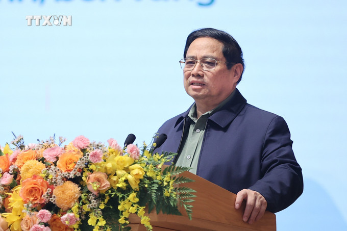 Thủ tướng Chính phủ Phạm Minh Chính làm Trưởng Ban Chỉ đạo về tổng kết việc thực hiện Nghị quyết số 18-NQ/TW ngày 25/10/2017 của Hội nghị Trung ương 6 khóa XII "Một số vấn đề về tiếp tục đổi mới, sắp xếp tổ chức bộ máy của hệ thống chính trị tinh gọn, hoạt động hiệu lực, hiệu quả". Ảnh: TTXVN vna_potal_thu_tuong_pham_minh_chinh_doi_thoai_voi_nong_dan_7156623.jpeg