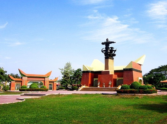 Khu di tích Chiến thắng Rạch Gầm - Xoài Mút. Ảnh: tiengiang.gov.vn rachgamxoaimut.jpg
