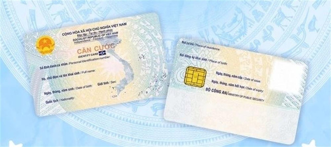 Mẫu thẻ căn cước cấp cho công dân Việt Nam dưới 06 tuổi từ ngày 1/7/2024. Ảnh: bocongan.gov.vn thecancuoc.jpg