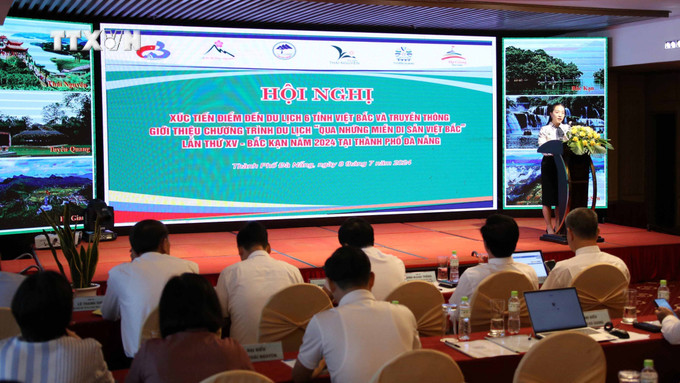 Quang cảnh hội nghị. Ảnh: Trần Lê Lâm - TTXVN vna_potal_hoi_nghi_xuc_tien_diem_den_du_lich_6_tinh_viet_bac_tai_da_nang__7471179.jpg