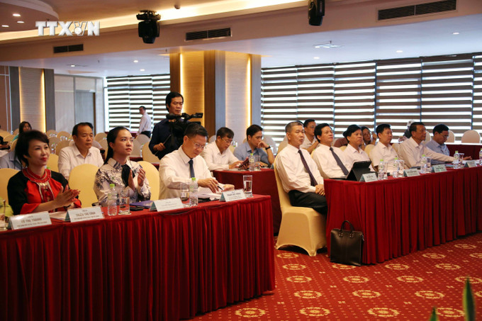 Các đại biểu dự hội nghị. Ảnh: Trần Lê Lâm - TTXVN vna_potal_hoi_nghi_xuc_tien_diem_den_du_lich_6_tinh_viet_bac_tai_da_nang__7471199.jpg