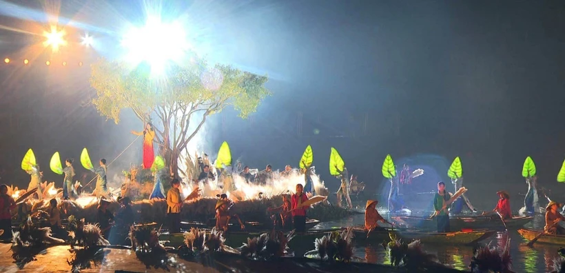 Festival Ninh Bình - Tràng An lần thứ II với chủ đề “Sắc màu di sản - Hội tụ và lan tỏa”. Ảnh (tư liệu): Thùy Dung - TTXVN