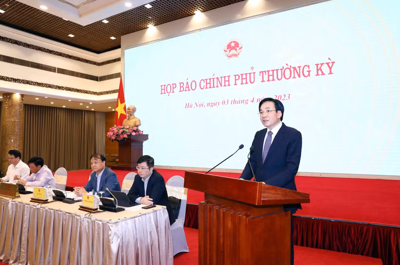 Họp báo Chính phủ: Lấy nông nghiệp, dịch vụ hỗ trợ sản xuất, thúc đẩy tăng trưởng