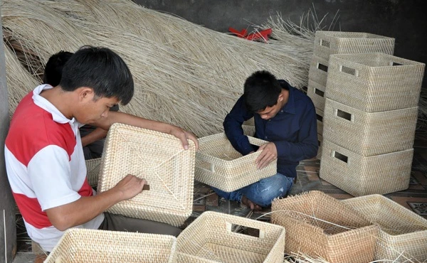 Tìm chỗ đứng cho những sản phẩm mây tre đan Triệu Đề