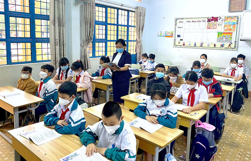 Một tiết học tại Trường Tiểu học Chu Văn An (phường Tây Sơn, TP. Pleiku). Nguồn: baogialai.com.vn