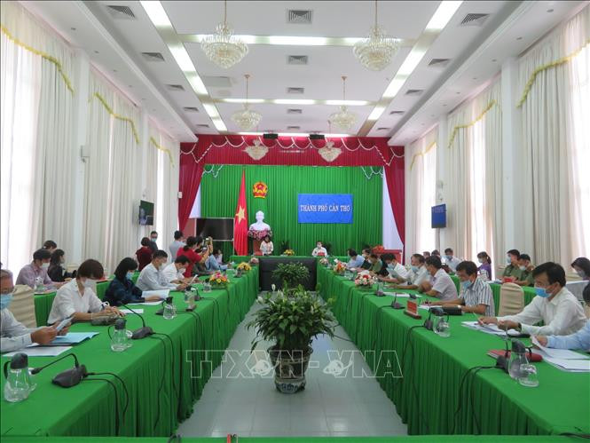 Quang cảnh buổi làm việc. Ảnh: Ánh Tuyết - TTXVN