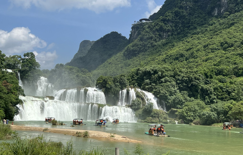 Vận hành thí điểm Khu cảnh quan thác Bản Giốc (Việt Nam) - Đức Thiên (Trung Quốc) từ ngày 15/9