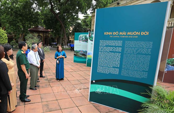Triển lãm “Kinh đô mãi muôn đời” tại Hoàng thành Thăng Long