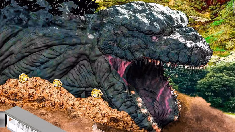Ra mắt bức tượng Godzilla "kích thước thật" đầu tiên trên thế giới