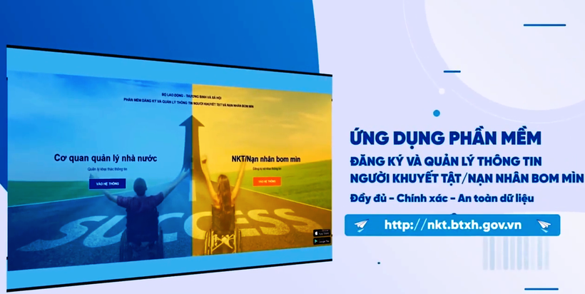 Ra mắt ứng dụng quản lý thông tin người khuyết tật ở Việt Nam