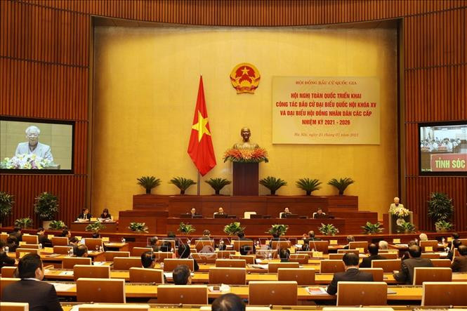 Tổng Bí thư, Chủ tịch nước Nguyễn Phú Trọng: Bầu cử đại biểu Quốc hội và HĐND các cấp nhiệm kỳ 2021-2026 - đợt sinh hoạt dân chủ sâu rộng trong nhân dân