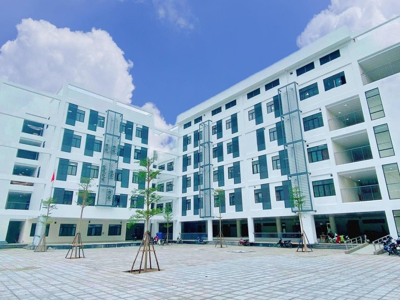 Trường Tiểu học Đống Đa với cơ sở vật chất khang trang vừa mới được xây dựng. Ảnh: giaoducthoidai.vn