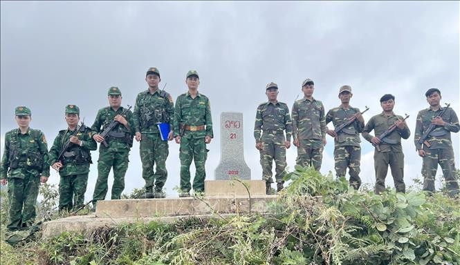 Tỉnh Điện Biên và tỉnh Phong Sa Lỳ (Lào) tổ chức tuần tra chung trên biên giới