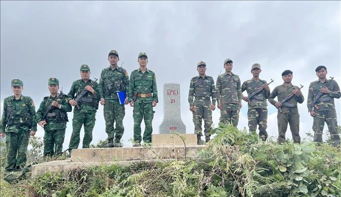 Tỉnh Điện Biên và tỉnh Phong Sa Lỳ (Lào) tổ chức tuần tra chung trên biên giới