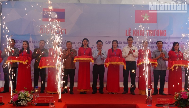 Khai trương cặp lối mở Nậm Đích (Điện Biên) – Huổi Hịa (Phong Sa Lỳ, Lào)