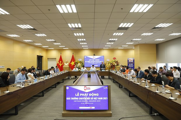Toàn cảnh lễ phát động giải thưởng. Ảnh: Vietnam+