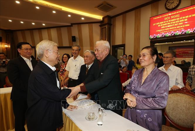Bầu cử ĐBQH và HĐND: Phát huy dân chủ trong Hội nghị lấy ý kiến cử tri đối với người ứng cử