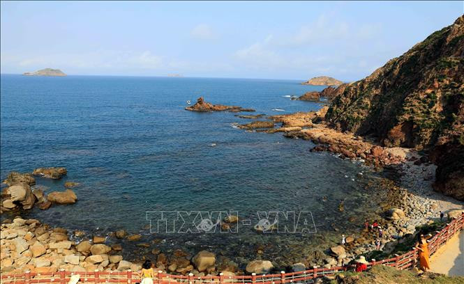 Vẻ đẹp hoang sơ của Eo Gió (Quy Nhơn, Bình Định). Ảnh: Nhật Anh - TTXVN