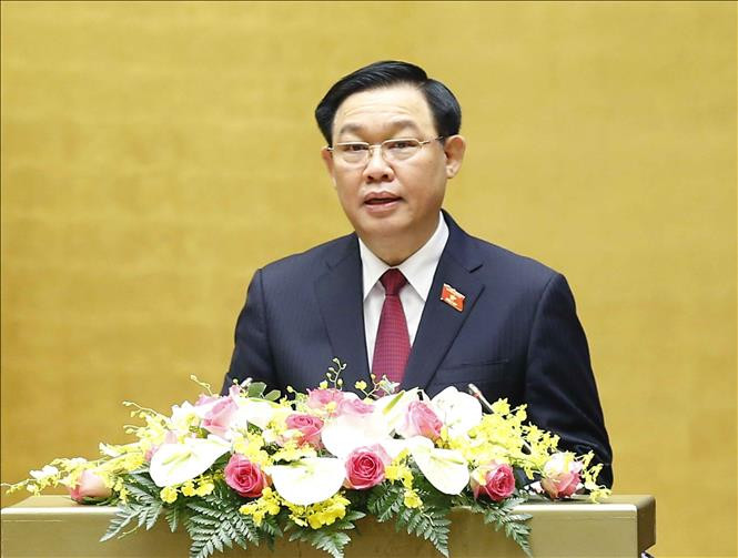 Chủ tịch Quốc hội Vương Đình Huệ chủ trì Hội nghị toàn quốc tổng kết công tác bầu cử