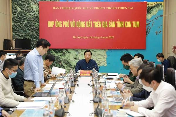 Quang cảnh cuộc họp tại điểm cầu Hà Nội. Ảnh: Vũ Sinh – TTXVN