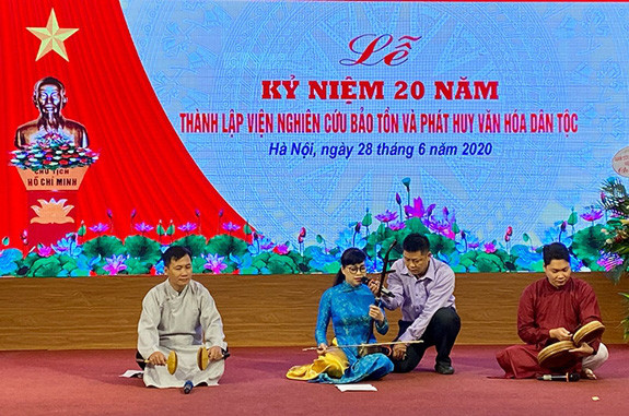 Viện nghiên cứu Bảo tồn và Phát huy Văn hóa Dân tộc kỷ niệm 20 năm thành lập
