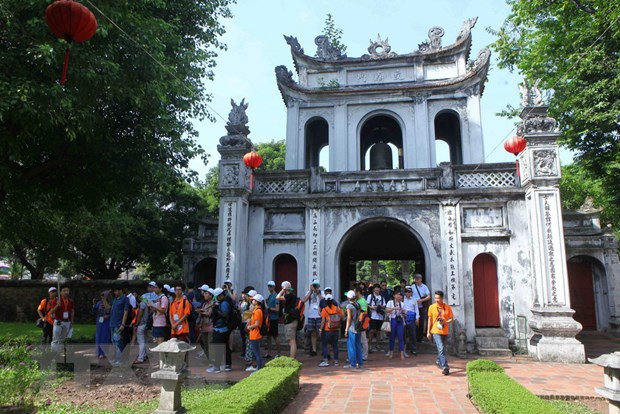 Khu di tích Văn Miếu-Quốc Tử Giám. Ảnh: Quý Trung-TTXVN 