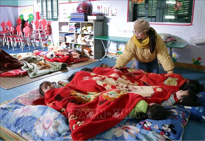 Rét đậm, rét hại, 132 trường học ở Lai Châu cho học sinh nghỉ học vào ngày 11/1