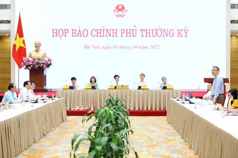 Quang cảnh buổi họp báo. Ảnh: Minh Đức – TTXVN