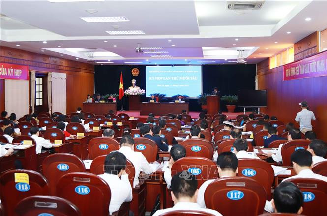 Quang cảnh kỳ họp. Ảnh: Nguyễn Cường - TTXVN