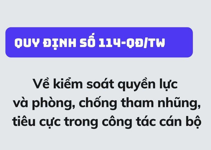 Quy định số 114-QĐ/TW: Tạo hành lang thể chế để lựa chọn đúng cán bộ