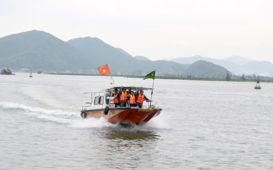 Phương tiện của Đồn Biên phòng cửa khẩu cảng Cửa Lò - Bến Thủy. Nguồn: bienphong.com.vn