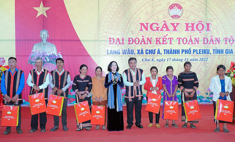Trưởng Ban Tổ chức Trung ương dự Ngày hội Đại đoàn kết toàn dân tộc tại Gia Lai