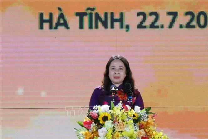 Phó Chủ tịch nước Võ Thị Ánh Xuân dự Chương trình nghệ thuật “Cõi thiêng Đồng Lộc - nối mạch ngàn năm”