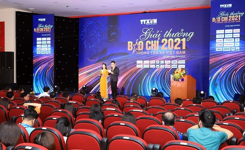 Quang cảnh lễ trao giải. Ảnh: Tuấn Anh - TTXVN
