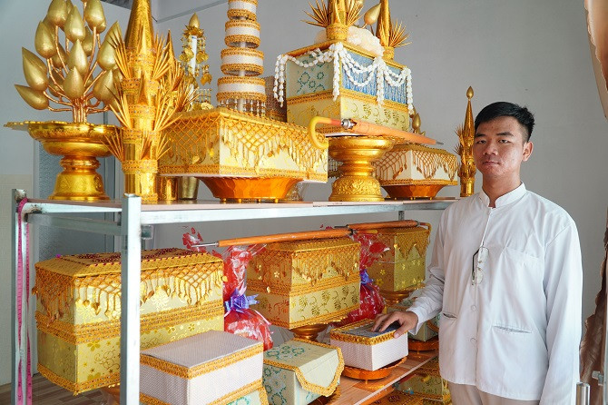 Những vật dụng do Thạch Yêu thiết kế tỉ mỉ. Ảnh: doanhnghiephoinhap.vn