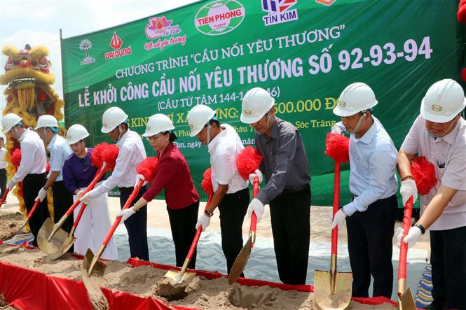 Sóc Trăng khởi công 3 cây cầu kết nối yêu thương vùng đồng bào dân tộc Khmer