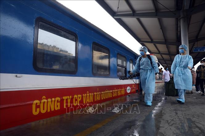 Dịch COVID-19: Hướng dẫn mới quy trình tổ chức vận tải đường sắt mùa dịch