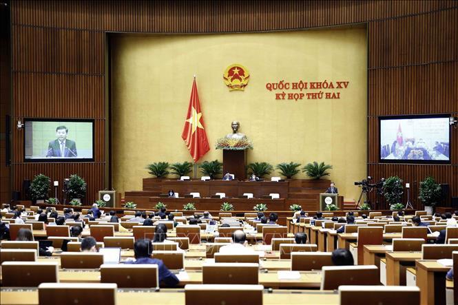 Quang cảnh phiên họp. Ảnh: Doãn Tấn - TTXVN