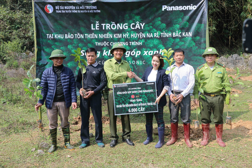 Bắc Kạn: Trồng 6.000 cây giổi xanh tại Khu Bảo tồn thiên nhiên Kim Hỷ