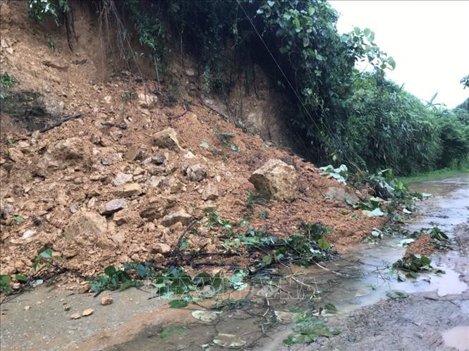 Bắc Kạn: 19 ngôi nhà bị sạt lở do mưa to kéo dài